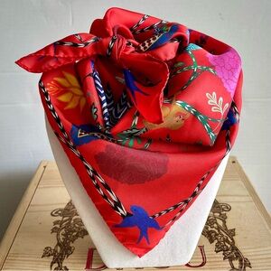 Sandro 26” Silk Scarf Limited Edition Chinese New Year 2016- Year of the Monkey